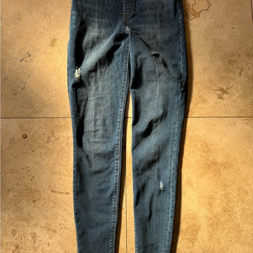 SPANX Dark Blue Skinny Jeans